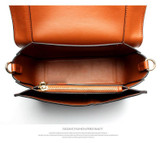 Handbag women fashion genuine leather luxury small messenger shoulder panelled crossbody bags