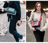 Handbag women fashion genuine leather luxury small messenger shoulder panelled crossbody bags