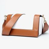 Handbag women fashion genuine leather luxury small messenger shoulder panelled crossbody bags