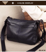 Bags for women genuine leather crossbody luxury handbag fashion shopping purse totes shoulder messenger