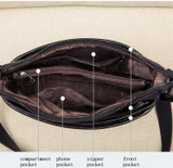 Bags for women genuine leather crossbody luxury handbag fashion shopping purse totes shoulder messenger