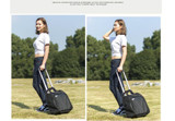 Luggage for women travel bag wheels cabin travel rolling trolley suitcase wheeled tote duffles