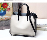 Handbag women luxury 100% real leather designer brand cowhide genuine shoulder messenger elegant tote