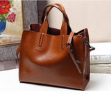 Handbag women luxury 100% real leather designer brand cowhide genuine shoulder messenger elegant tote