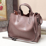 Handbag women luxury 100% real leather designer brand cowhide genuine shoulder messenger elegant tote