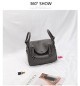 Handbags women's doctor style 100% genuine leather classic shoulder purse crossbody messenger tote satchel