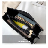 Handbags women's wave fashion super fire chain shoulder messenger sequin stitching horizontal square