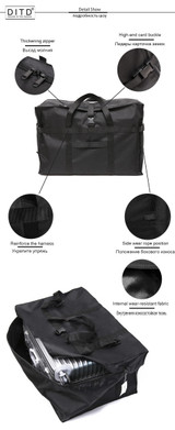 Luggage unisex fashion waterproof travel bag large capacity nylon foldable handbags