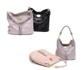Handbag women luxury leather shoulder tassel hobo large soft purse messenger