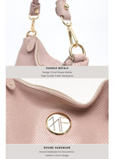 Handbag women luxury leather shoulder tassel hobo large soft purse messenger