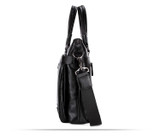 Briefcase male famous brand fashion simple business pu leather laptop casual travel bags shoulder