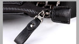 Briefcase male famous brand fashion simple business pu leather laptop casual travel bags shoulder