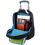 Backpack rolling luggage travel shoulder spinner high capacity wheels for suitcase trolley carry on duffle bag