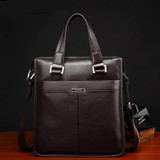 Handbag male shoulder bag genuine leather cowhide casual messenger