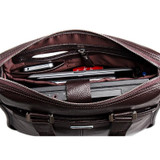 Handbag male shoulder bag genuine leather cowhide casual messenger