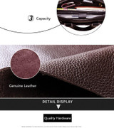 Handbag male shoulder bag genuine leather cowhide casual messenger