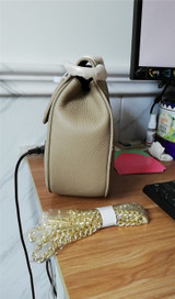 Bag women genuine leather chain crossbody handbags small shoulder messenger