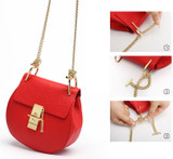 Bag women genuine leather chain crossbody handbags small shoulder messenger