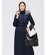 Handbag women 100% genuine leather charm shoulder large capacity messenger crossbody purse tote