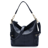 Handbag women 100% genuine leather charm shoulder large capacity messenger crossbody purse tote