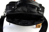 Handbag men genuine real leather shoulder bag classic retro messenger cross body 5 zip practical satchel work business