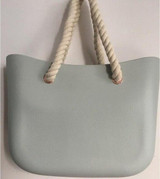 Handbag women beach handles classic trim mini fashion silicone shoulder shopping top waterproof evening bag