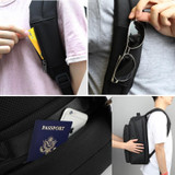 Backpack men large laptop waterproof anti theft usb charge bussiness for travel