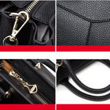 Bag women bison denim luxury handbags esigner genuine leather shoulder large cowhide tote