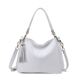 Handbags women 100% genuine real cow leather long handle shoulder shopping messenger bag satchel