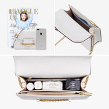 Bags for women fashion envelope shoulder chain messenger lock design