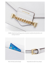 Bags for women fashion envelope shoulder chain messenger lock design