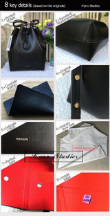 Bag women real leather bucket genuine shoulder handbag