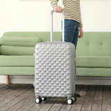 Rolling suitcase women 2pcs/set fashion 20/22/24/28 inch students trolley cosmetic bag case travel spinner password luggage