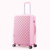 Rolling suitcase women 2pcs/set fashion 20/22/24/28 inch students trolley cosmetic bag case travel spinner password luggage