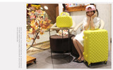 Rolling suitcase women 2pcs/set fashion 20/22/24/28 inch students trolley cosmetic bag case travel spinner password luggage