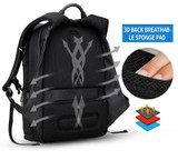 Backpack for man 15 inch laptop waterproof functional bag with usb port travel