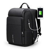 Backpack for man 15 inch laptop waterproof functional bag with usb port travel