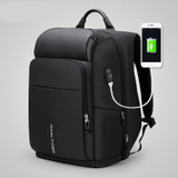 Backpack for man 15 inch laptop waterproof functional bag with usb port travel