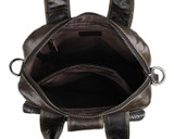 Briefcase male genuine leather messenger portfolio for ipad