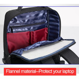 Backpack male multifunction enlarge laptop usb charging 15.6inch anti theft large capacity travel bag