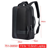 Backpack male multifunction enlarge laptop usb charging 15.6inch anti theft large capacity travel bag