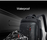 Backpack male multifunction enlarge laptop usb charging 15.6inch anti theft large capacity travel bag