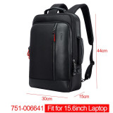 Backpack male multifunction enlarge laptop usb charging 15.6inch anti theft large capacity travel bag
