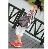Bag women genuine leather shoulder large capacity diamond design cowhide crossbody tote