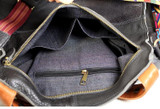 Bag women genuine leather shoulder large capacity diamond design cowhide crossbody tote