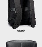 Backpack men usb external charge anti theft laptop travel large capacity 15.6 inch leather waterproof
