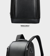 Backpack men usb external charge anti theft laptop travel large capacity 15.6 inch leather waterproof