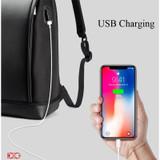 Backpack men usb external charge anti theft laptop travel large capacity 15.6 inch leather waterproof