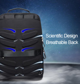 Backpack men oxford waterproof travel capacity can be enlarged cool shoulder schoolbag