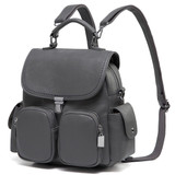 Backpack women purse anti theft small convertible pu leather shoulder